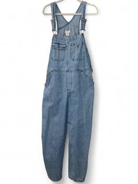 Christopher & Banks Light Wash Denim Overalls